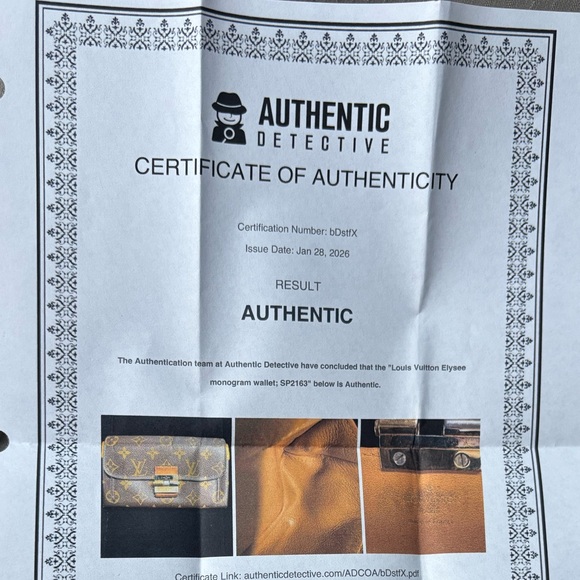 Louis Vuitton Brown and Gold Monogram Wallet - Picture 14 of 16